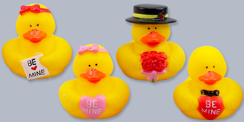 Valentine S Rubber Duckies Building Blocks