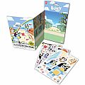 Bluey Colorforms Travel Reusable Sticker Set for ages 3+ 