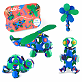 Clixo Crew Pack Magnetic Building 30 Piece Set - Blue & Green