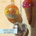 Sparkling Disco Decor Mirror Tile Ornament Making Craft  Kit 