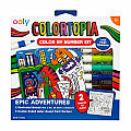 Ooly Colortopia Color By Number Paint Marker Kit - Epic Adventures