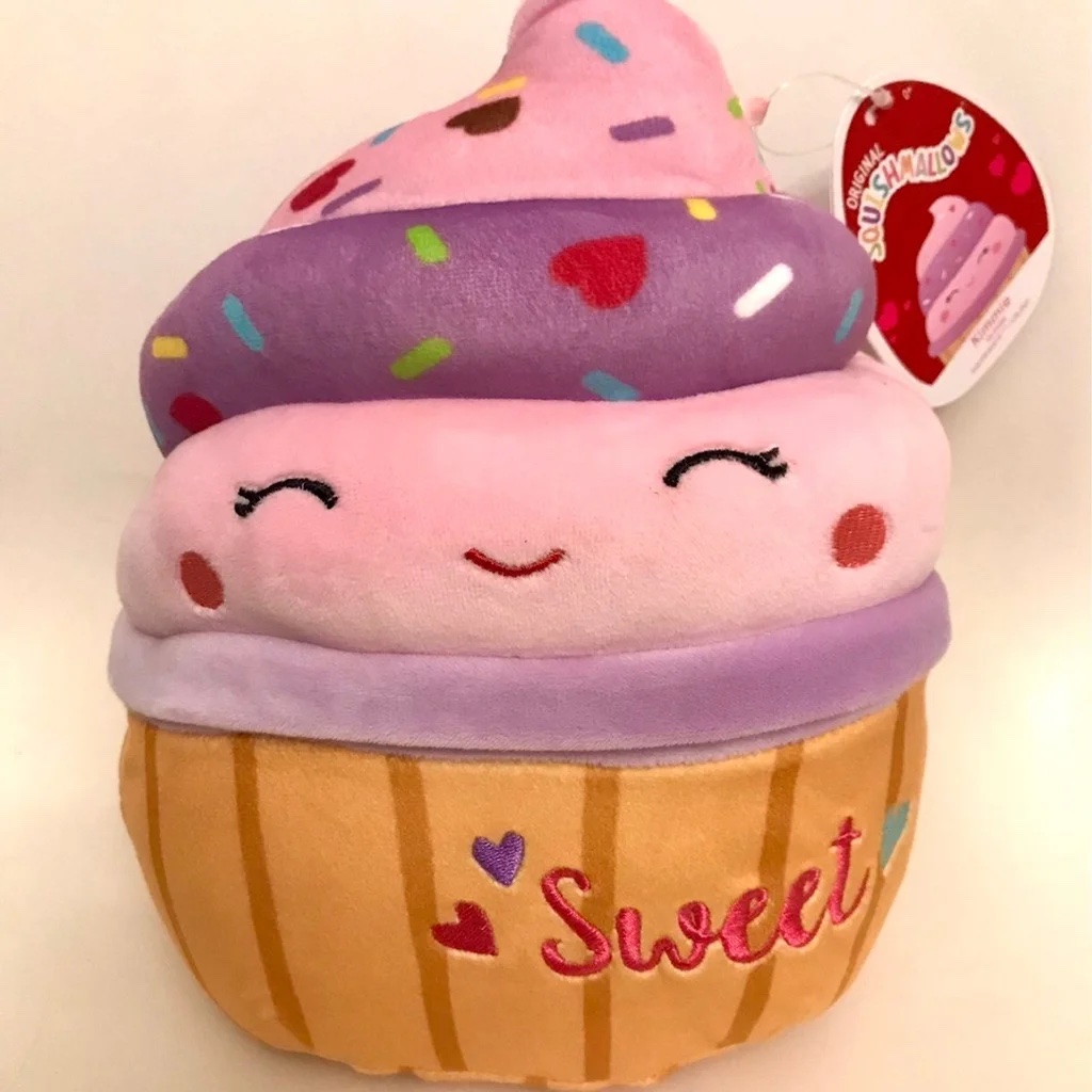 Squishmallow Kimmie the Cupcake 5 inch Rare Plush Super Soft Kellytoy ...