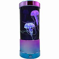 Mini Lumina Jellyfish Lamp in Metallic Blue and Purple 