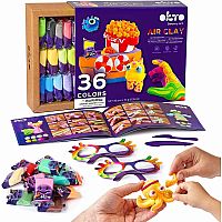 36 Color Air Dry Clay Kit by Okto