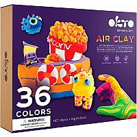 36 Color Air Dry Clay Kit by Okto