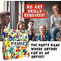 Picablo - The Shape Drawing Family Game, Fun for All Skill Levels, Party, Art, Sketch, Board Game for 2-8 Players, Competitive a