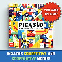 Picablo - The Shape Drawing Family Game, Fun for All Skill Levels, Party, Art, Sketch, Board Game for 2-8 Players, Competitive a