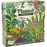 Planted Game by Phil Walker-Harding Collect and nurture your houseplants Deck building game