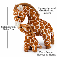 Solana Giraffe and Calf Plush - GUND