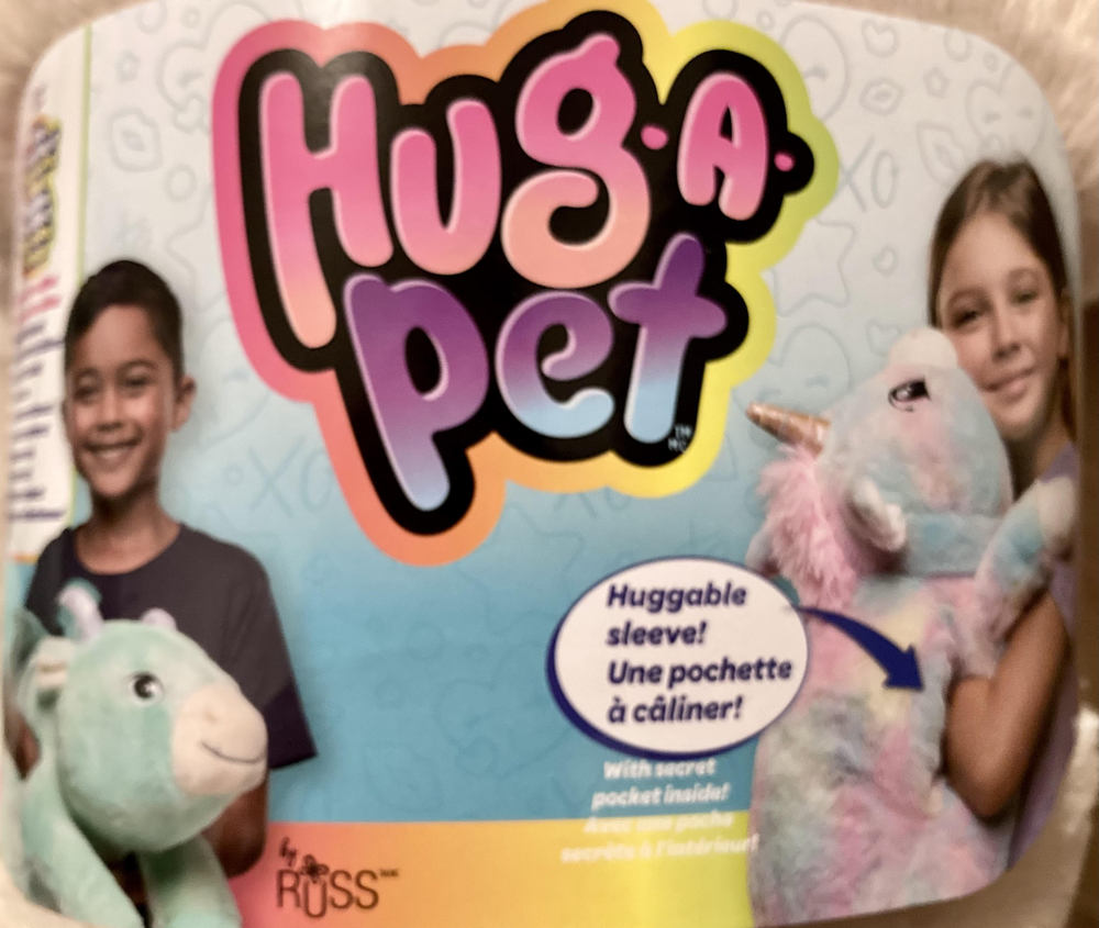 hug a pet unicorn