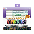 Ooly Vivid Pop! Water Based Paint Markers - Metallic - Set of 8